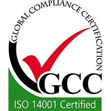 Global Compliance Certification（GCC）ISO14001 Certified